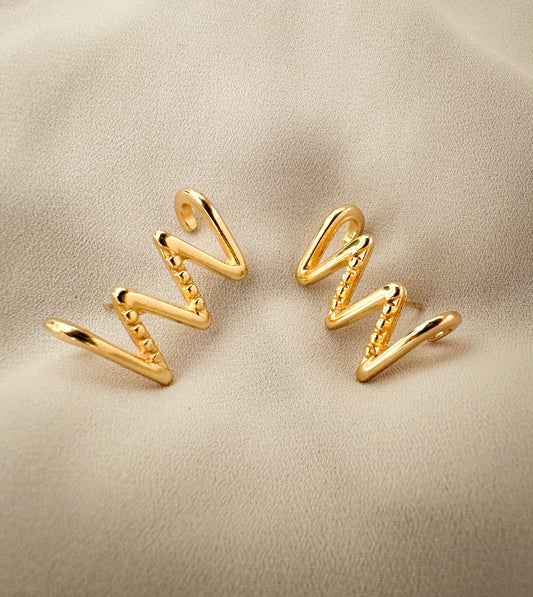 Brinco Angela Ear Cuff Zigzag